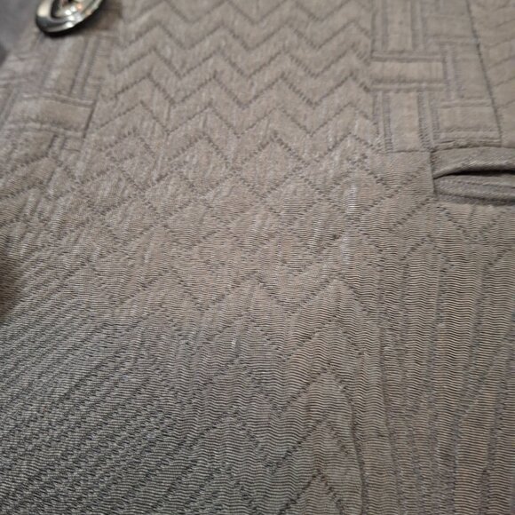 Womans Wool Blend Black Business Career Suit Tailored Blazer Jacket Sz 8 Office - Picture 11 of 16